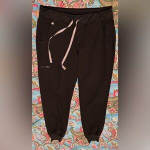 FIGS Zamora jogger BLACK cargo pockets WONEN MEDIUM